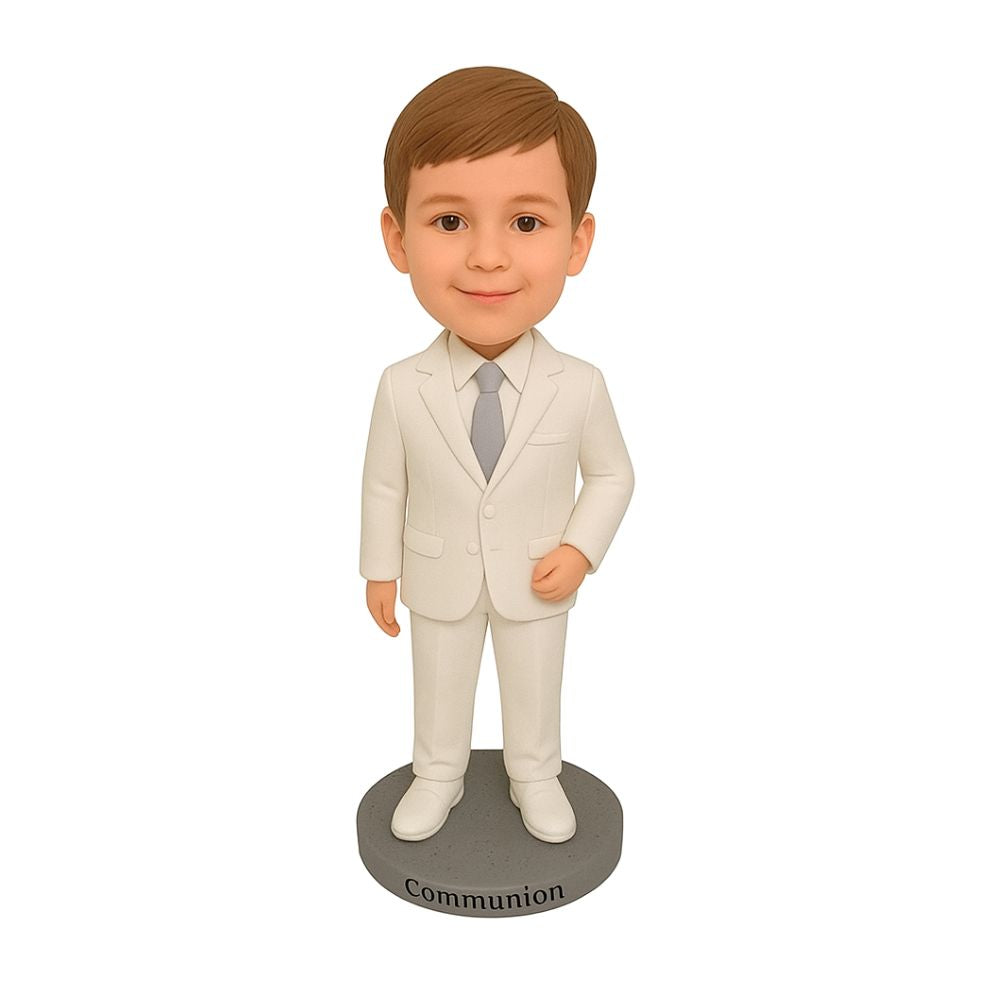 Figurine communion personnalisé garçon