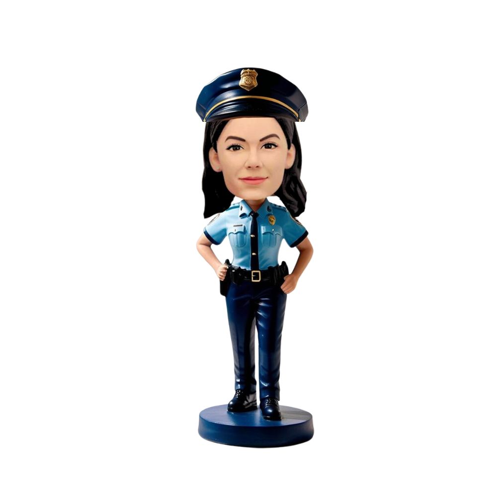 Figurine gendarmette personnalisée