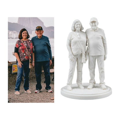Figurine personnalisée 3d couple