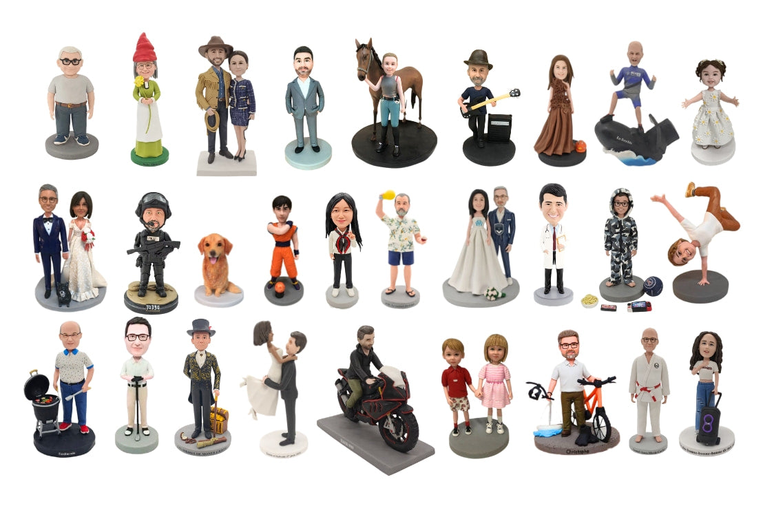 Réalisations boutique française figurinepersonnalisee.com