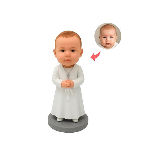 Figurine baptême personnalisé enfant