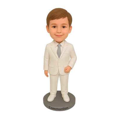 Figurine communion personnalisé garçon