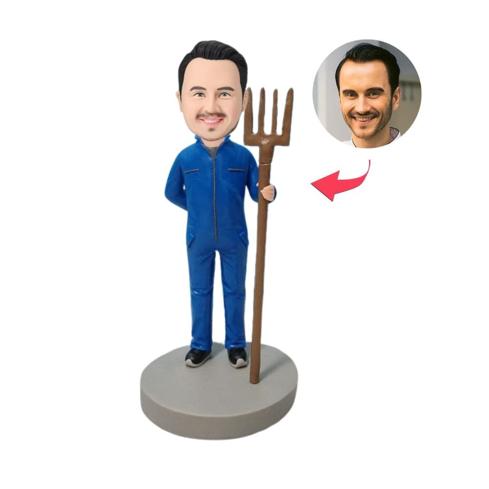 Figurine personnalisée paysan