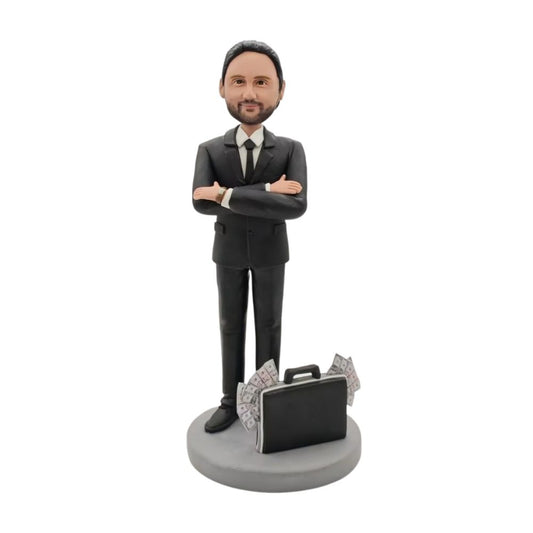 Figurine personnalisée banquier