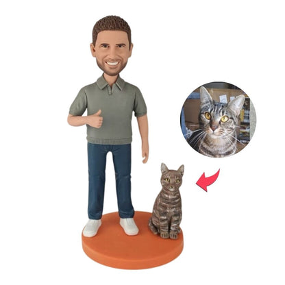Figurine personnalisée chat