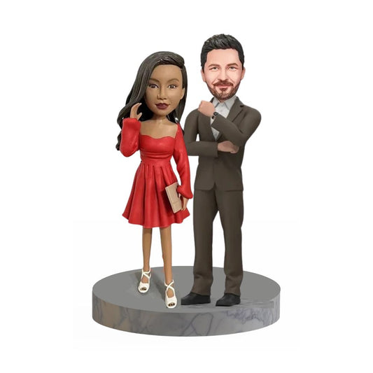 Figurine personnalisée couple mixte