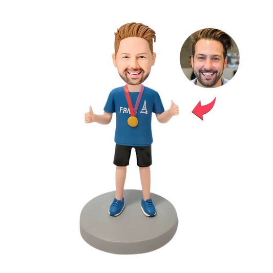 Figurine personnalisée coureur marathon