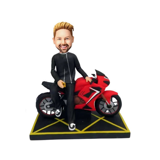 Figurine personnalisée moto