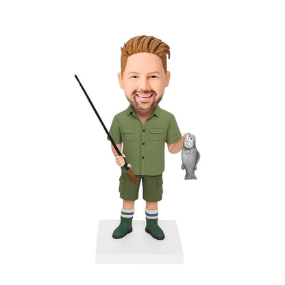 Figurine personnalisée pêche