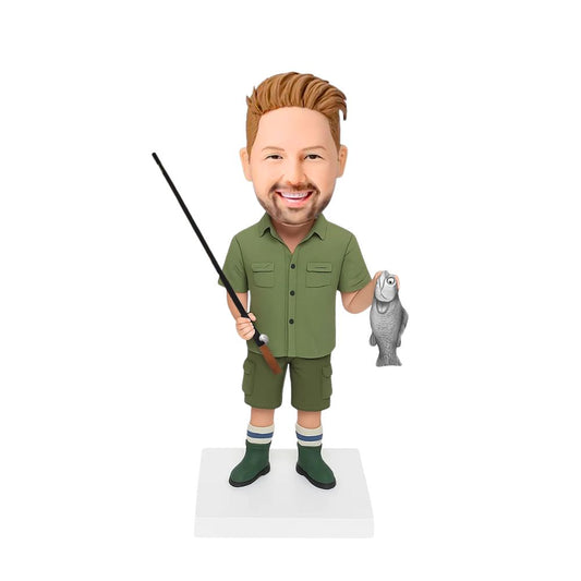 Figurine personnalisée pêche