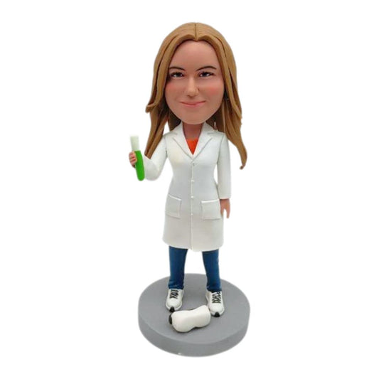 Figurine personnalisée scientifique