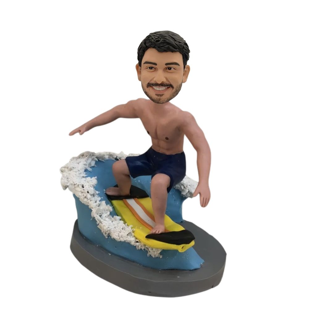 Figurine personnalisée surfeur