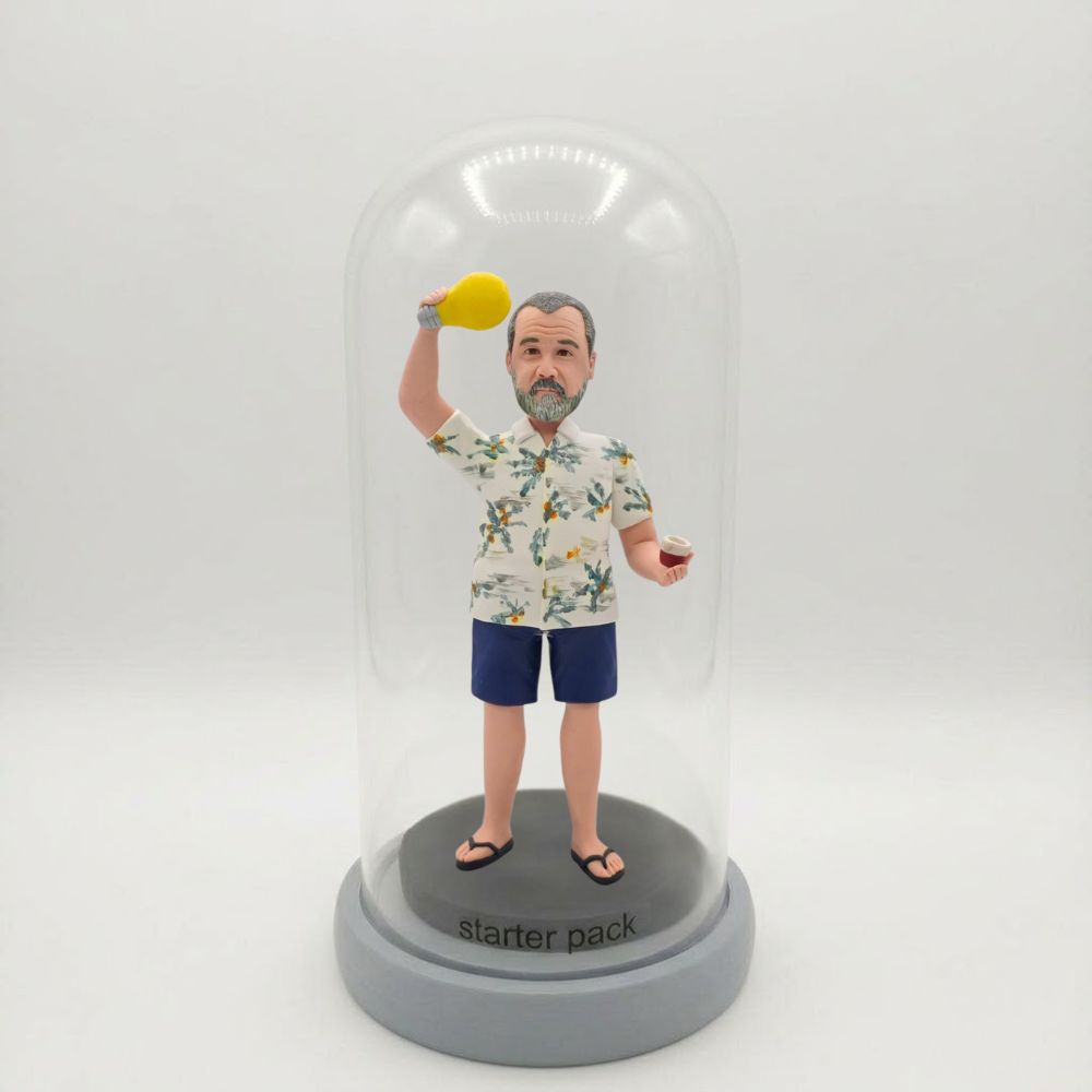 Figurine starter pack personnalisée 2 accessoires