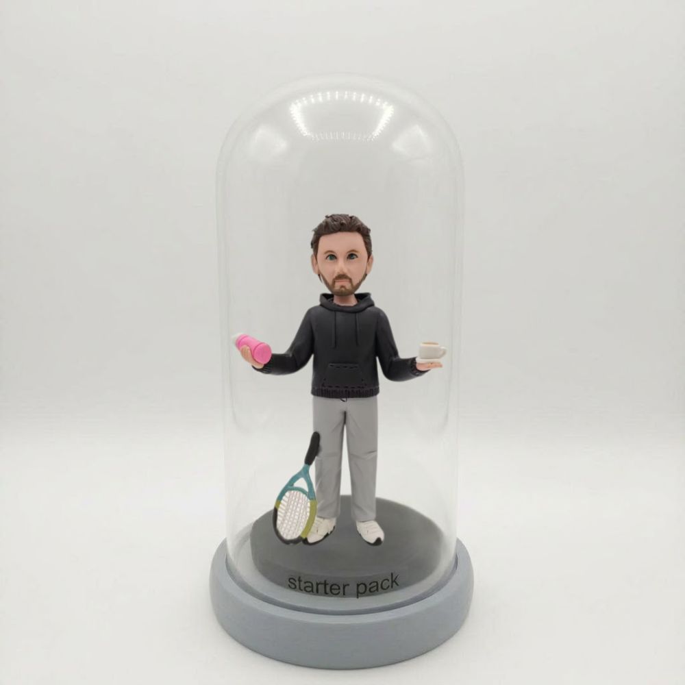 Figurine starter pack personnalisée 3 accessoires