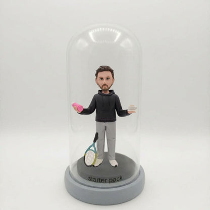 Figurine starter pack personnalisée 3 accessoires